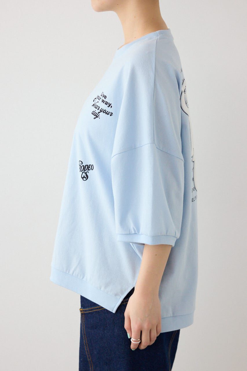 RODEO CROWNS「発泡マルチロゴビッグトップス」|Tシャツ・カットソー|