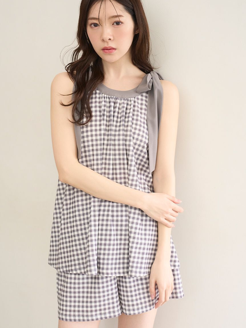 SNIDEL HOME「リボンセットアップ」|ルームウェア|