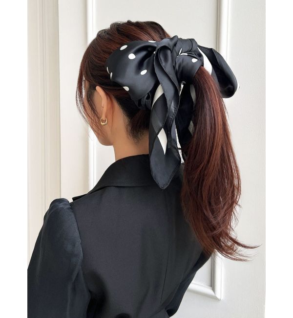 RESEXXY「大判ドットスカーフ」|バンダナ・スカーフ|