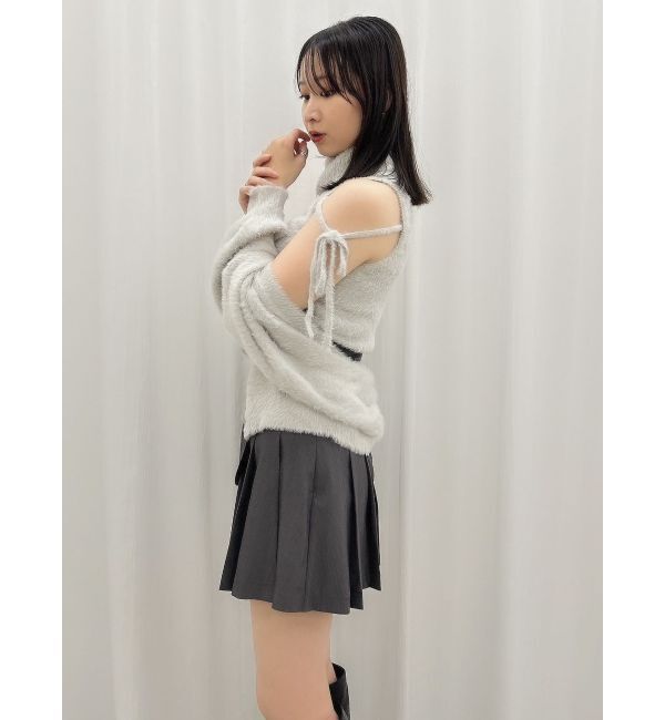 dazzlin「コンパクトミニシャギーカーディガン」|カーディガン|