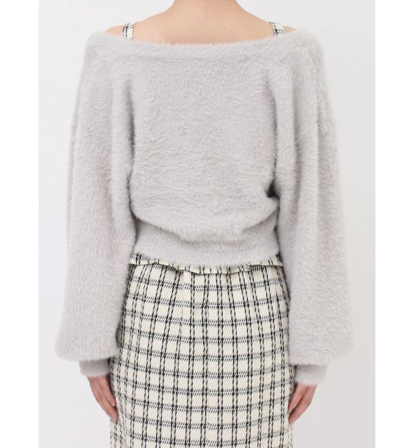 dazzlin「コンパクトミニシャギーカーディガン」|カーディガン|