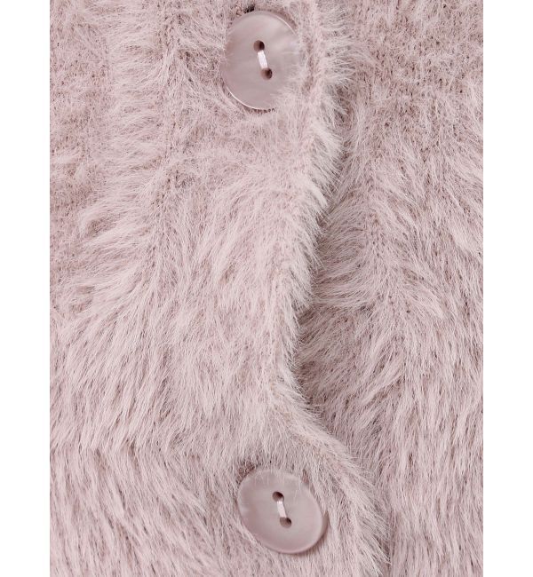 dazzlin「コンパクトミニシャギーカーディガン」|カーディガン|