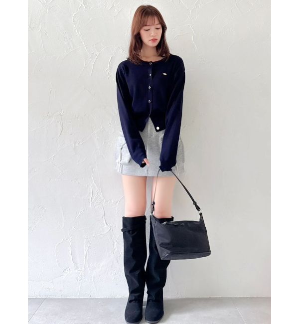 dazzlin「プレートシンプルカーディガン」|カーディガン|
