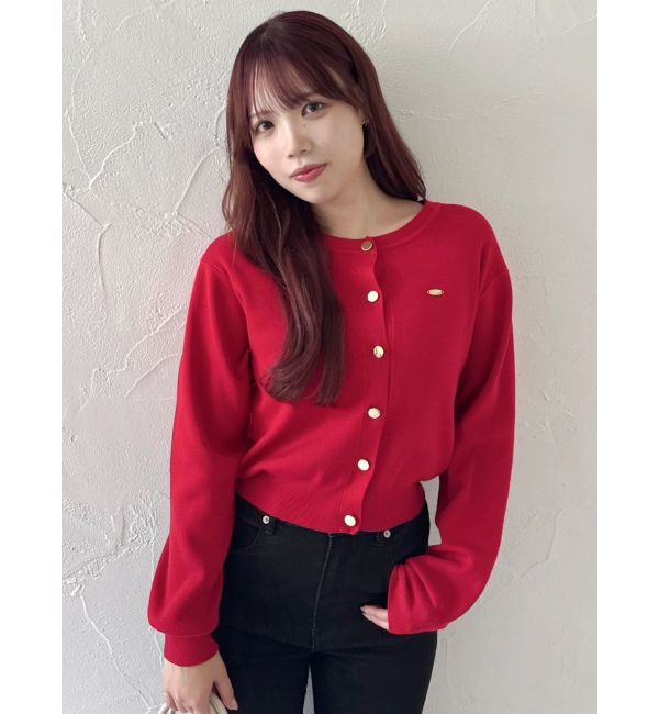 dazzlin「プレートシンプルカーディガン」|カーディガン|