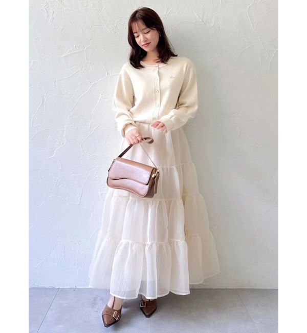 dazzlin「プレートシンプルカーディガン」|カーディガン|