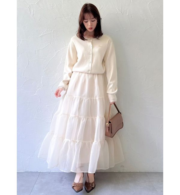 dazzlin「プレートシンプルカーディガン」|カーディガン|