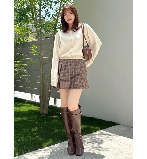 dazzlin「プレートシンプルカーディガン」|カーディガン|