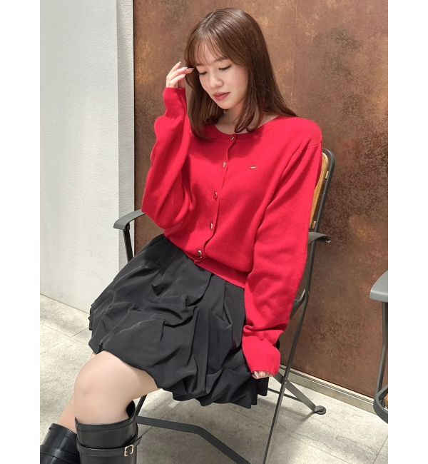 dazzlin「プレートシンプルカーディガン」|カーディガン|