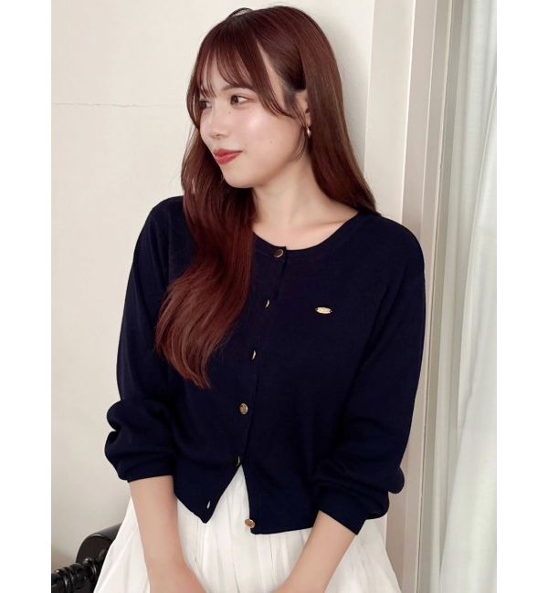 dazzlin「プレートシンプルカーディガン」|カーディガン|