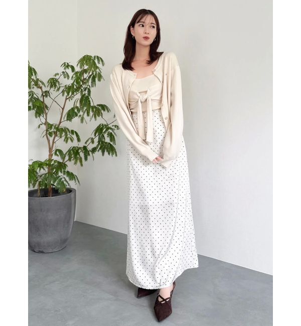 dazzlin「プレートシンプルカーディガン」|カーディガン|