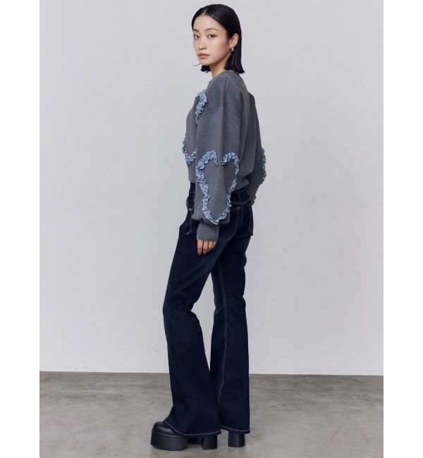 EMODA「ギャザーハートニット」|ニット・セーター|