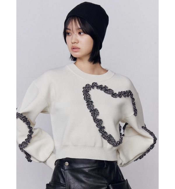 EMODA「ギャザーハートニット」|ニット・セーター|