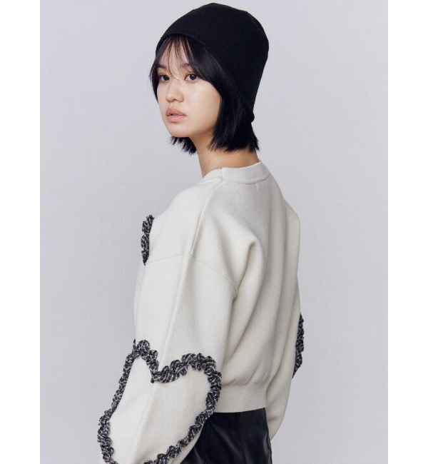 EMODA「ギャザーハートニット」|ニット・セーター|