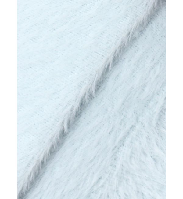 MERCURYDUO「オープンショルダーミニシャギーニット」|ニット・セーター|