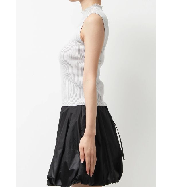 MERCURYDUO「シアー切替ノースリニット」|ニット・セーター|