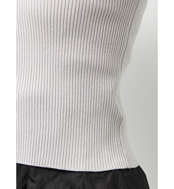 MERCURYDUO「シアー切替ノースリニット」|ニット・セーター|