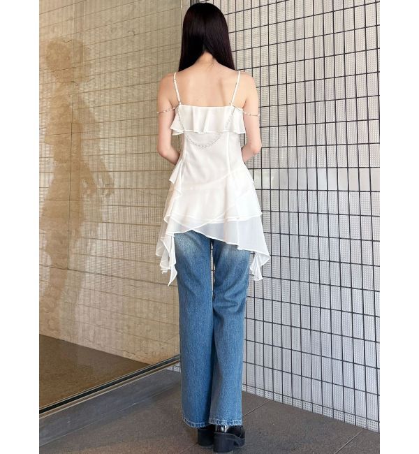 MERCURYDUO「ラッフルティアードブラウス」|シャツ・ブラウス|