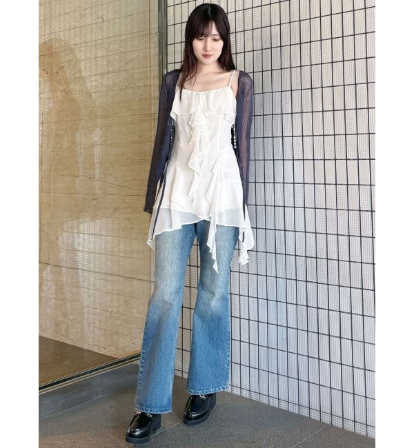 MERCURYDUO「ラッフルティアードブラウス」|シャツ・ブラウス|