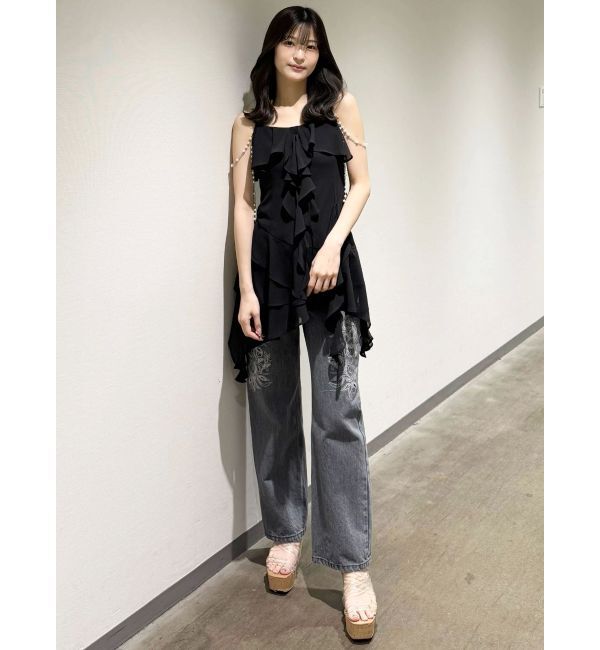 MERCURYDUO「ラッフルティアードブラウス」|シャツ・ブラウス|