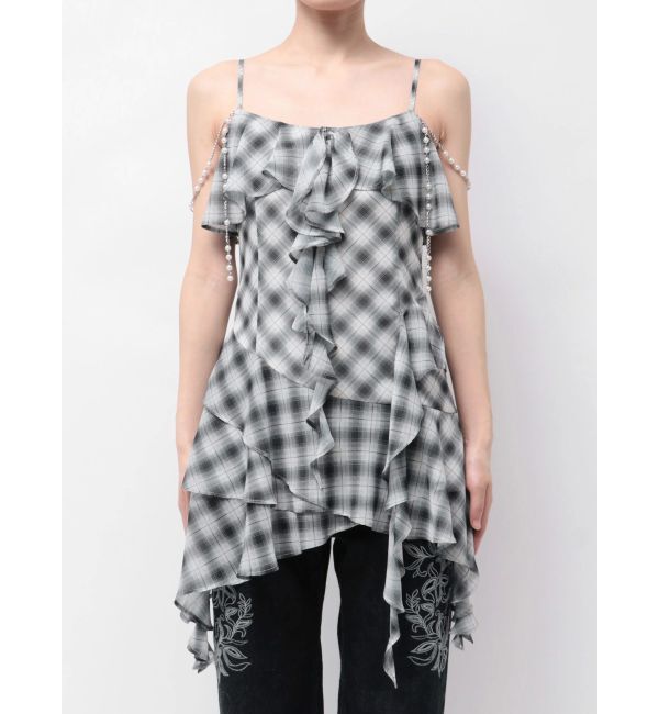 MERCURYDUO「ラッフルティアードブラウス」|シャツ・ブラウス|