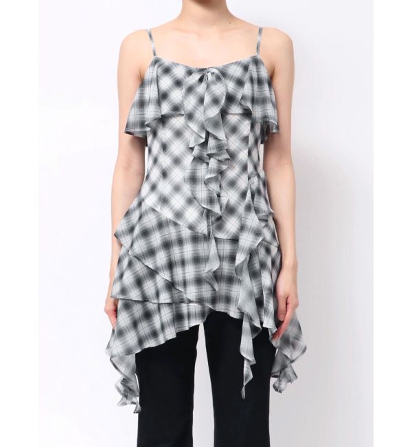 MERCURYDUO「ラッフルティアードブラウス」|シャツ・ブラウス|