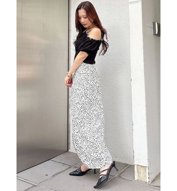 MERCURYDUO「ドロストギャザーコンパクトカットソー」|Tシャツ・カットソー|