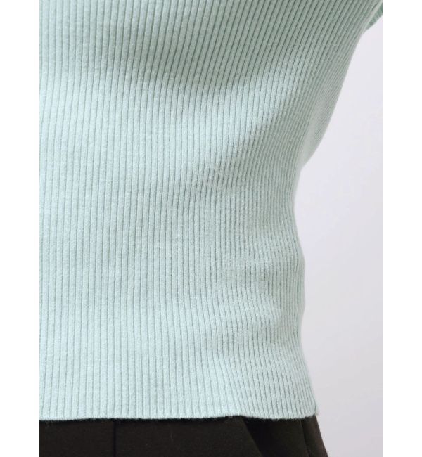 MERCURYDUO「編み変化ラッフルコンパクト」|ニット・セーター|