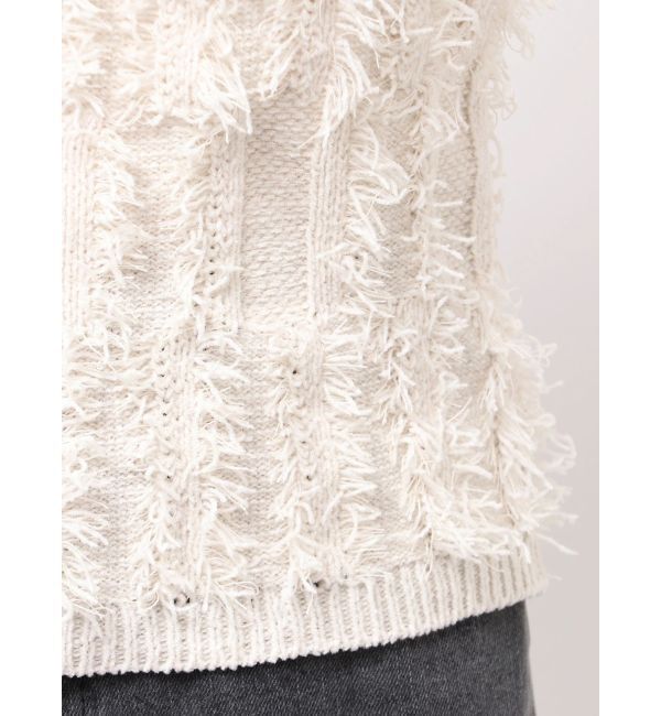 MURUA「ミックスフリンジニットキャミソール」|ニット・セーター|