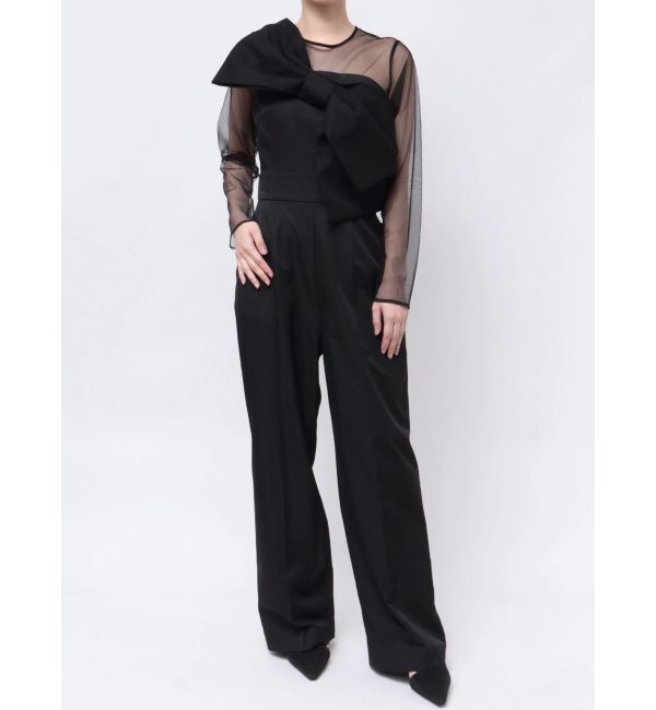 LAGUNAMOON「LADYリボンフォルパンツドレス」|ドレス|