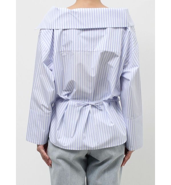 LAGUNAMOON「アシンメトリーカラーカシュクールシャツ」|シャツ・ブラウス|