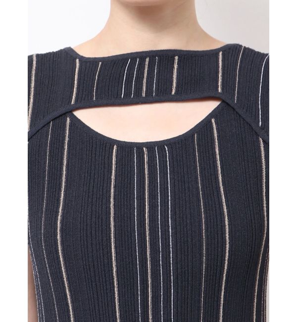 LAGUNAMOON「カットアウトニットワンピース」|ワンピース|