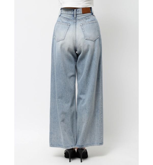 EVRIS「カラールーズワイドデニムパンツ」|デニム|