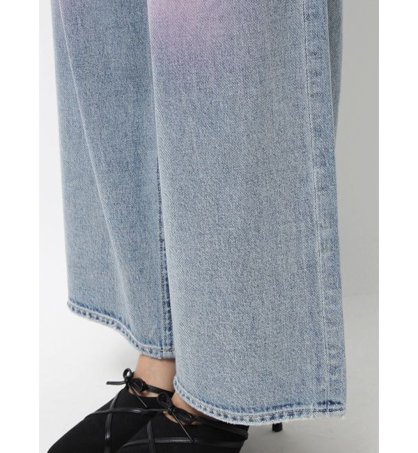 EVRIS「カラールーズワイドデニムパンツ」|デニム|