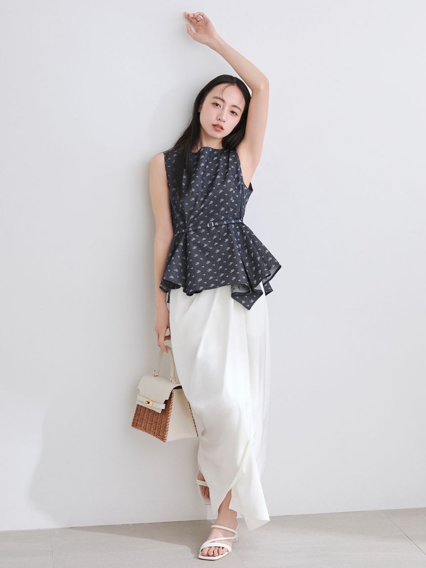 FRAY I.D「【BAGMATI】ラタンレザートップハンドルバッグ」|ハンドバッグ|