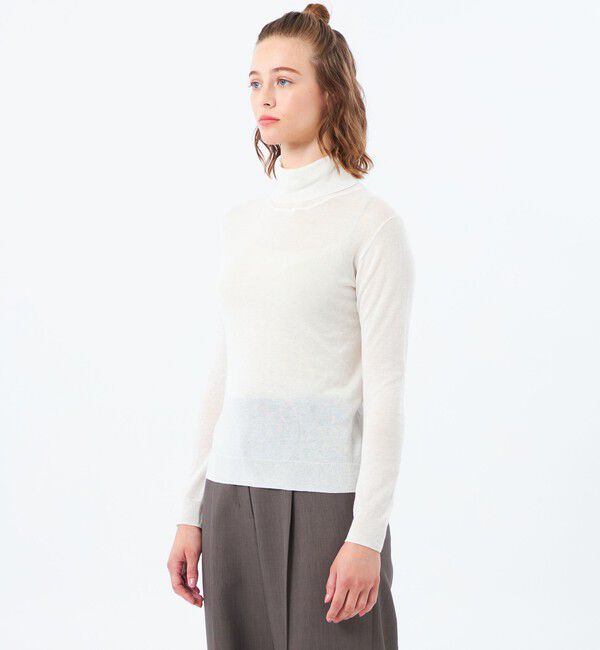 MACKINTOSH PHILOSOPHY「コンパクトコットンシアータートルニット」|ニット・セーター|