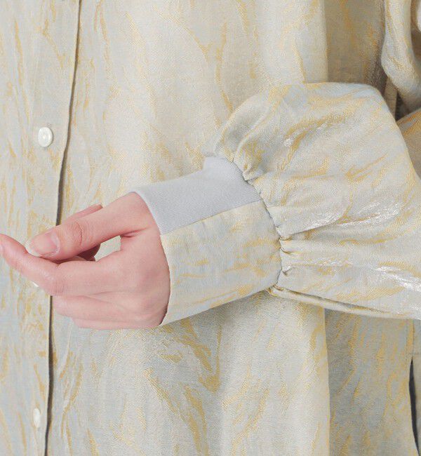  「ジャカードバックボタンオーバーシャツ」|シャツ・ブラウス|