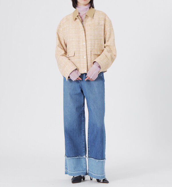  「ツイードワークブルゾン」|ブルゾン・スタジャン|