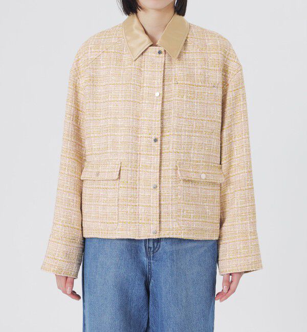  「ツイードワークブルゾン」|ブルゾン・スタジャン|