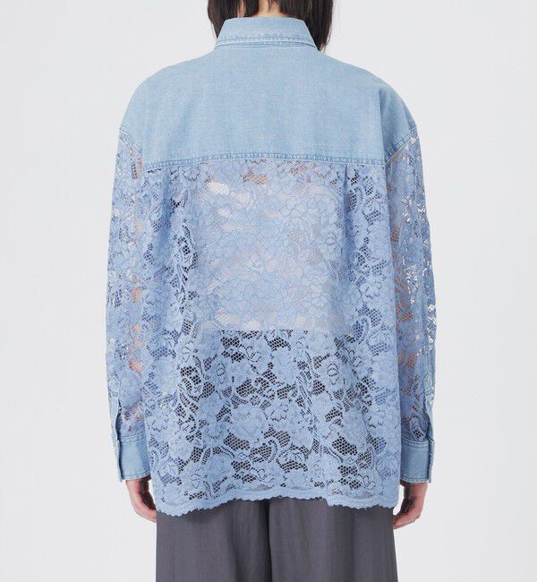  「レースコンビシャツ」|シャツ・ブラウス|