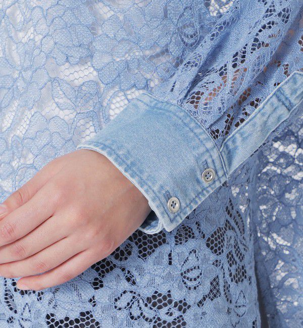  「レースコンビシャツ」|シャツ・ブラウス|