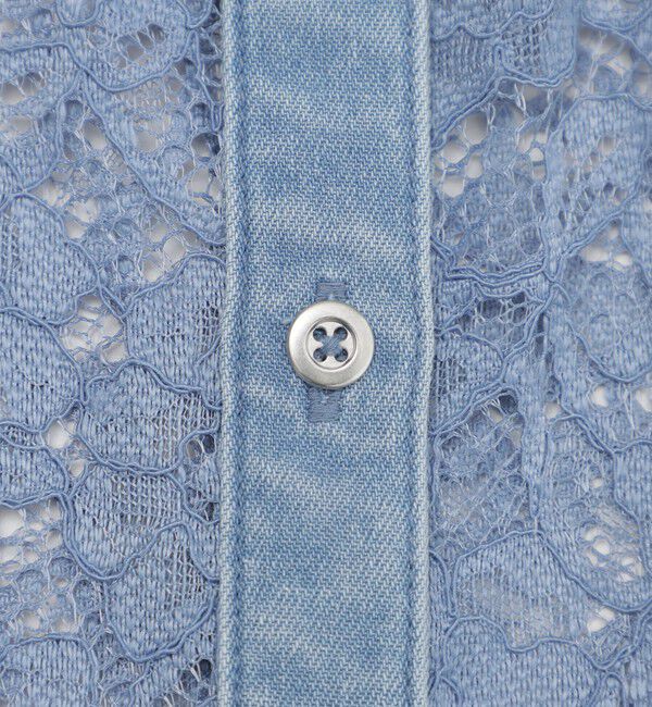  「レースコンビシャツ」|シャツ・ブラウス|