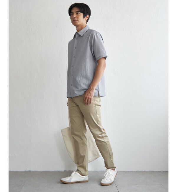 ikka「イージーケア半袖シャウター」|ブルゾン・スタジャン|