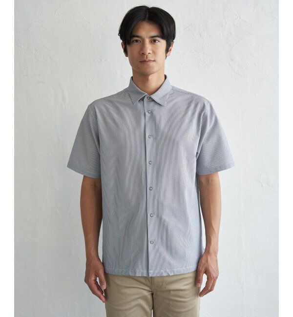 ikka「イージーケア半袖シャウター」|ブルゾン・スタジャン|