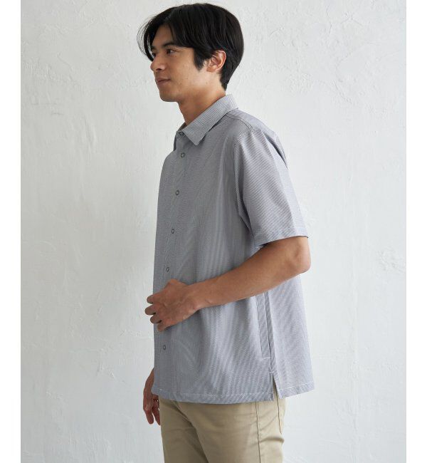 ikka「イージーケア半袖シャウター」|ブルゾン・スタジャン|