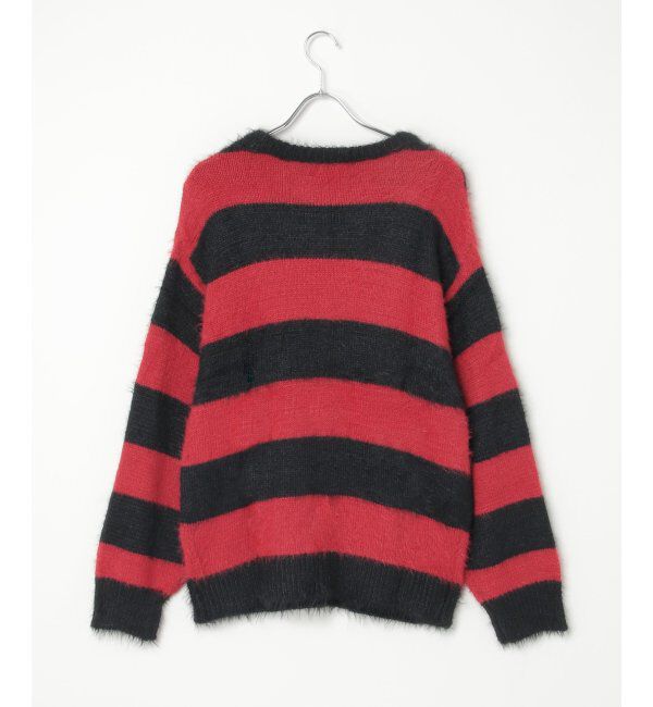 VENCE share style「ボーダーシャギークルーネックニット」|その他|