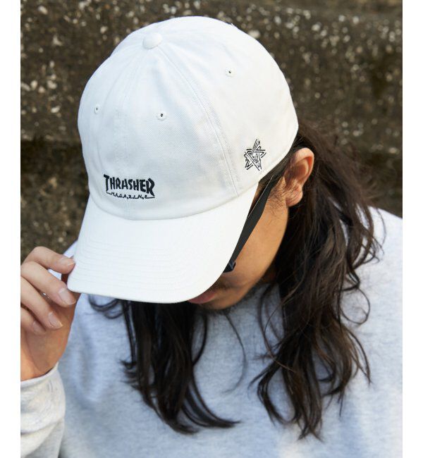 VENCE share style「THRASHER スラッシャー ロゴキャップ」|その他|ホワイト