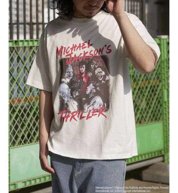 VENCE share style「Michael Jackson マイケル・ジャクソン ThrillerプリントTee」|Tシャツ・カットソー|
