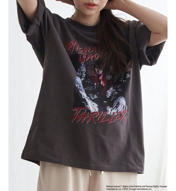 VENCE share style「Michael Jackson マイケル・ジャクソン ThrillerプリントTee」|Tシャツ・カットソー|