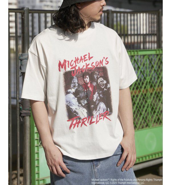 VENCE share style「Michael Jackson マイケル・ジャクソン ThrillerプリントTee」|Tシャツ・カットソー|