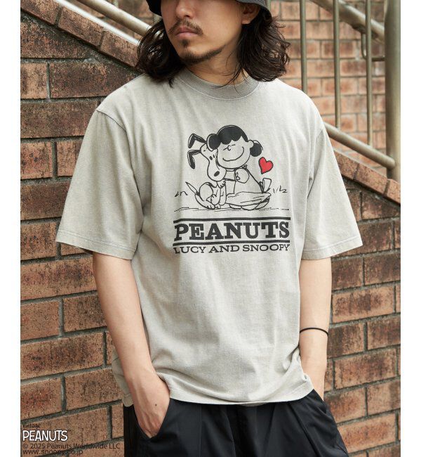 VENCE share style「PEANUTS ピーナッツ SNOOPY スヌーピー TP ヴィンテージハートフルT」|Tシャツ・カットソー|